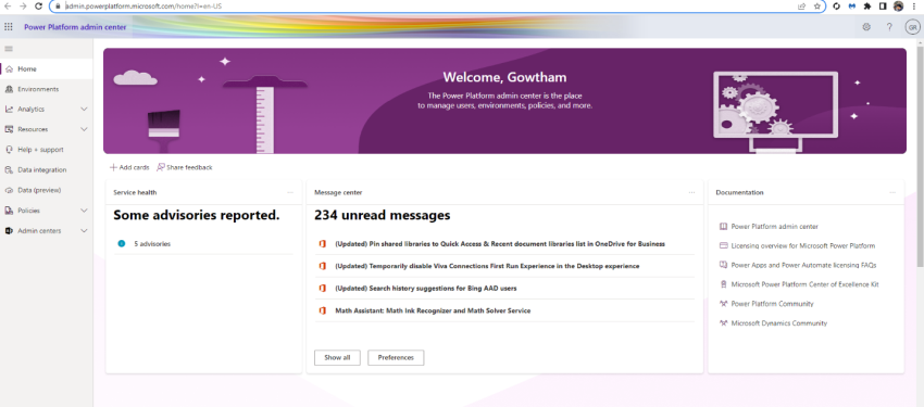 How to Create a New Environment in Power APPS